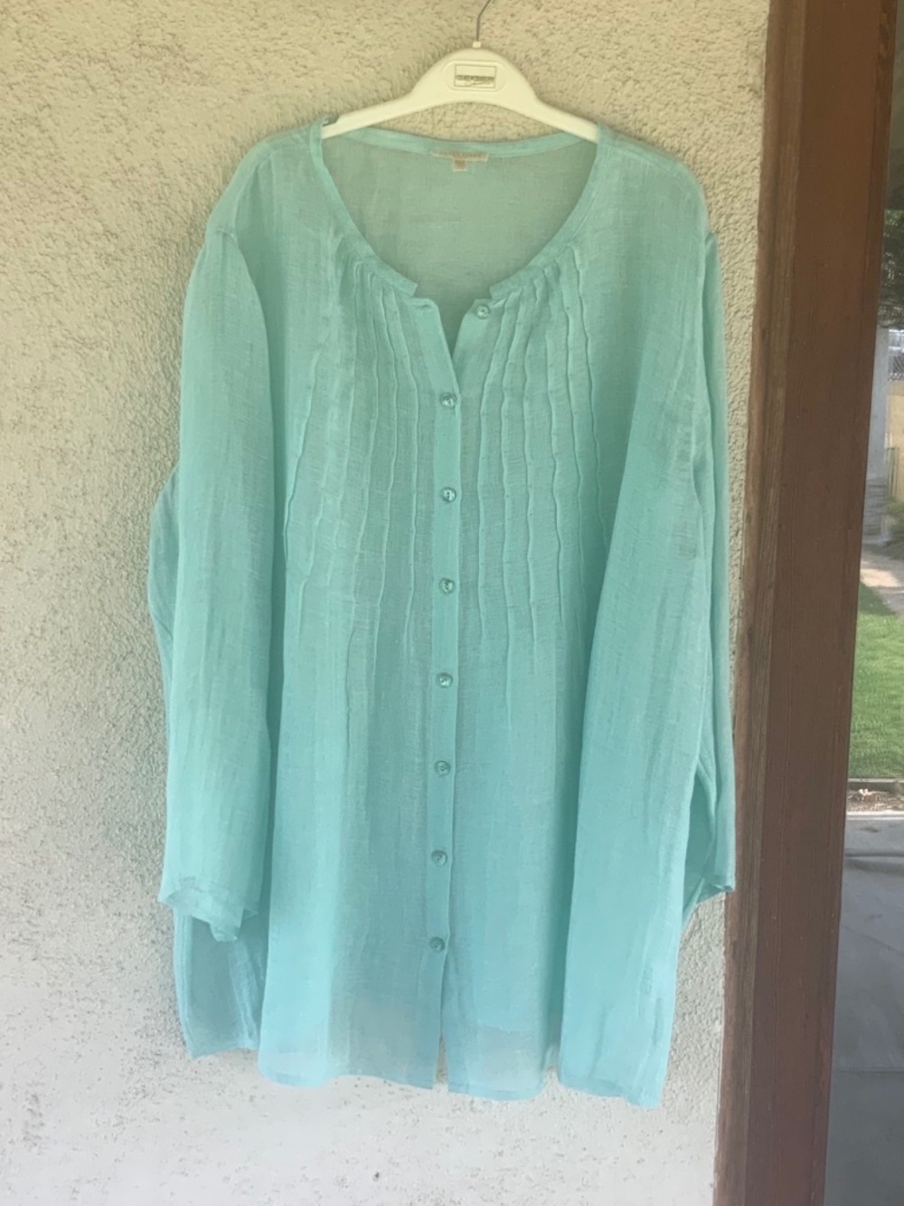 EILEEN FISHER 100% LINEN TUNIC